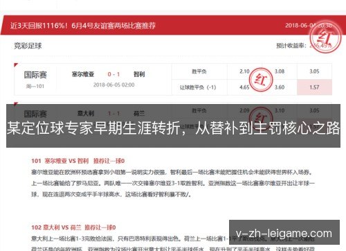 某定位球专家早期生涯转折,从替补到主罚核心之路 某定位球专家早期生涯转折,从替补到主罚核心之路